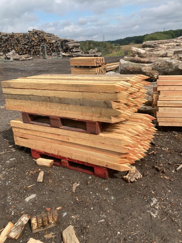 Larch 1.8m fence post (untreated) Northumberland Logs